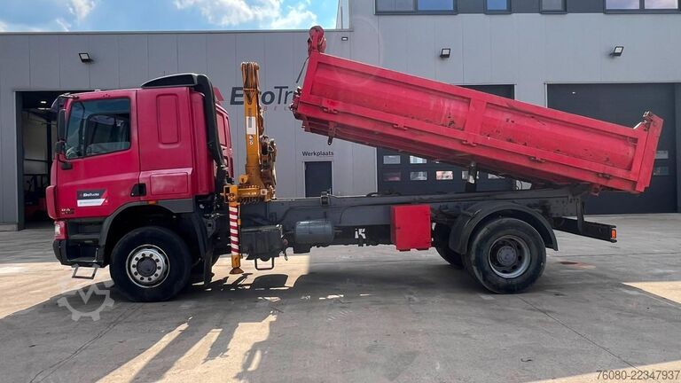 3-Seiten-Kipper DAF CF 75.310 (4X4 / CRANE / GRUE / LAMES / STEEL S...