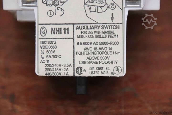 Interruptor de proteção do motor Moeller PKZM 1-1,6