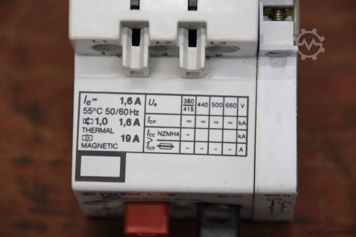Interruptor de proteção do motor Moeller PKZM 1-1,6