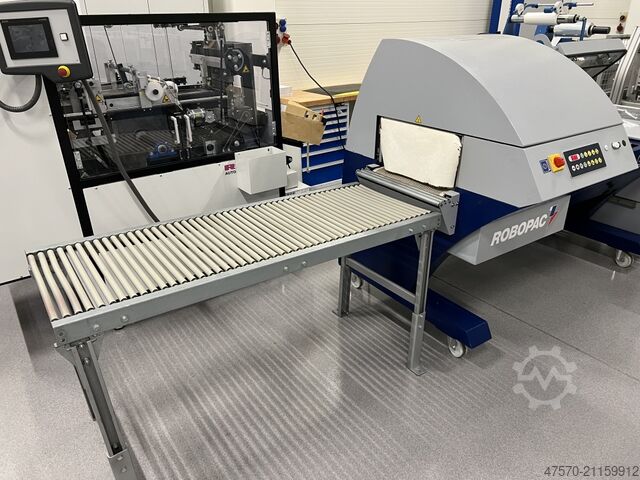 Túnel de retracción con selladora Robopac Pack 6050A Shrink Tunnel with Sealer