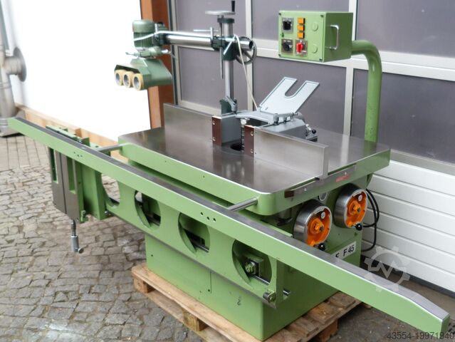 Fraiseuse pivotante fraiseuse à broche pivotante fraiseuse KÖLLE mit Lieferung nach D und in EU F45 m Vorschub u Rolltisch TOP ZUSTAND