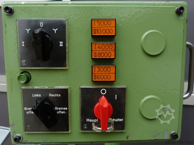 Fraiseuse pivotante fraiseuse à broche pivotante fraiseuse KÖLLE mit Lieferung nach D und in EU F45 m Vorschub u Rolltisch TOP ZUSTAND