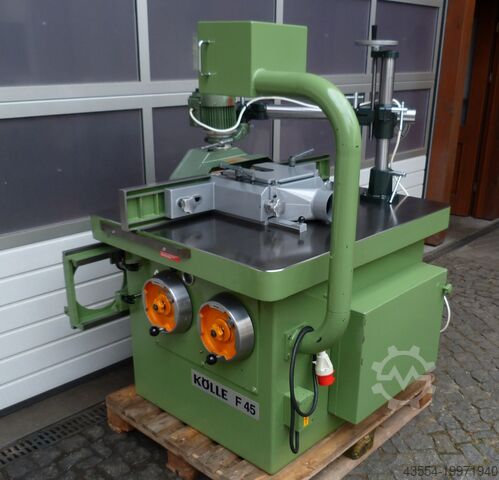 Fraiseuse pivotante fraiseuse à broche pivotante fraiseuse KÖLLE mit Lieferung nach D und in EU F45 m Vorschub u Rolltisch TOP ZUSTAND