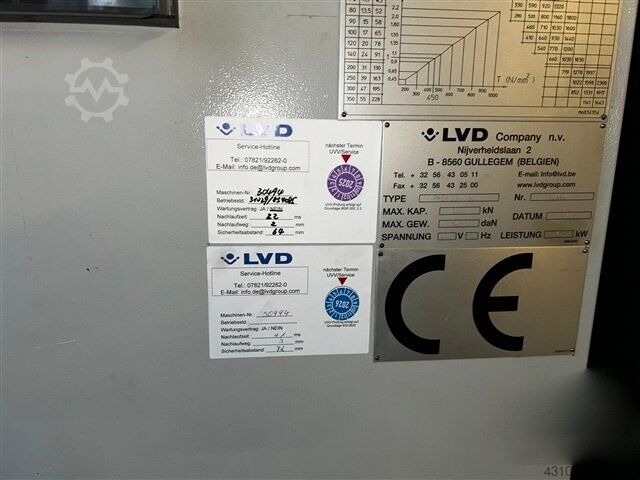 折弯机 LVD PPEB turbo 220