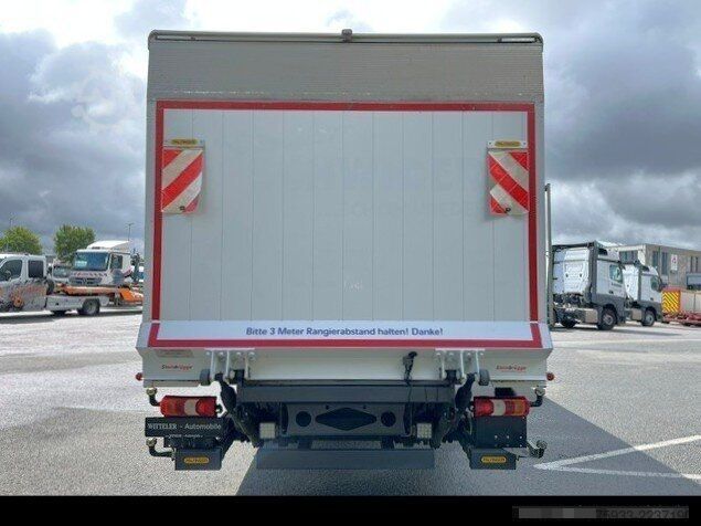 Customized van MERCEDES-BENZ Atego 823 L Koffer 7,30m* LBW 1to*Klima*Alu*TOP