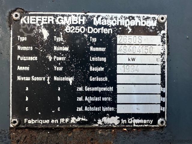 Μίνι εκσκαφέας Kiefer Boki HY 1251 / 4x4x4 / Friedhofsbagger