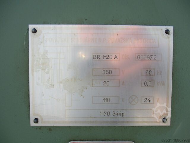 Plošná brúska Plošné brúsenie TOS BRH 20 A (3140)