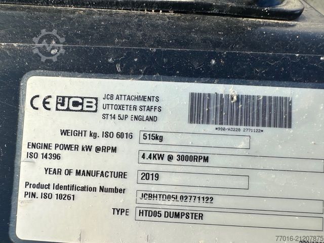 Rullo compressore JCB HDT05 Dumper, Hochkippfunktion