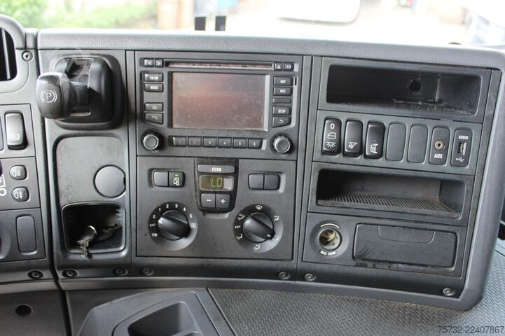 Platformas kravas automašīna ar tentu Scania P280 E6 Schiebeplane  Edscha  LBW 2t.  Navi
