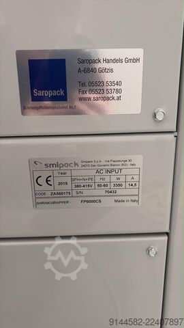 Büzülme ekipmanı Smipack FP6000CS