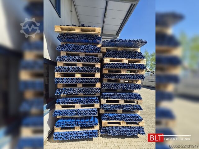 Tugevad riiulitega kaubaaluste riiulid 14 lfm STOW Palettenregale, H: 520cm Fachlast: 2250 kg, PNB0472, Regale