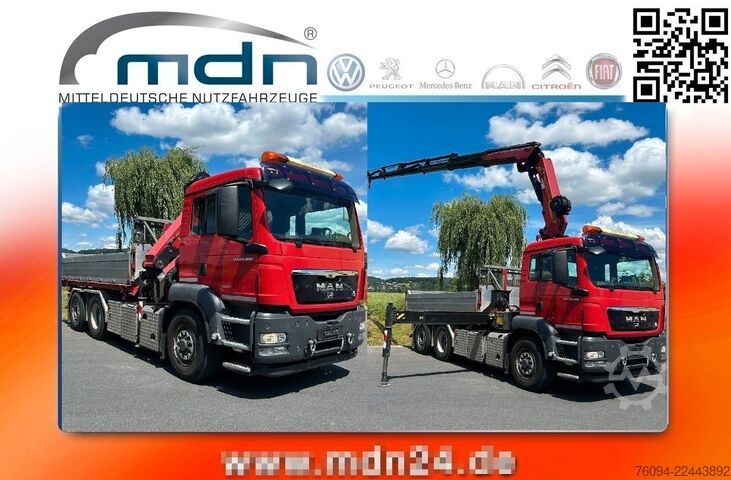 Tovorna dvigalka na tovornjaku MAN TGS 28.480 6x4-4 ALLRAD KRAN 19m SEILWINDE Wechs