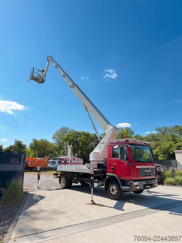 Tovornjaška dvižna delovna ploščad MAN TGM 8.180 Hubsteiger WUMAG WT300 30m