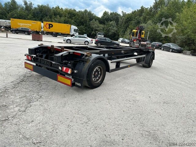 Výmenový podvozkový príves KÖGEL AW18-19.5 BDF SAF Container Anhänger
