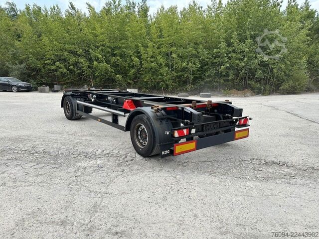 Výmenový podvozkový príves KÖGEL AW18-19.5 BDF SAF Container Anhänger