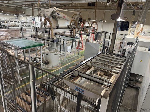 Linie de producție parchet WEINIG PowerMat 2400+ ProfiPress T 5500 HF