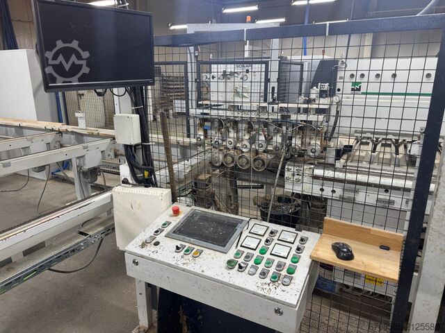 Linie de producție parchet WEINIG PowerMat 2400+ ProfiPress T 5500 HF