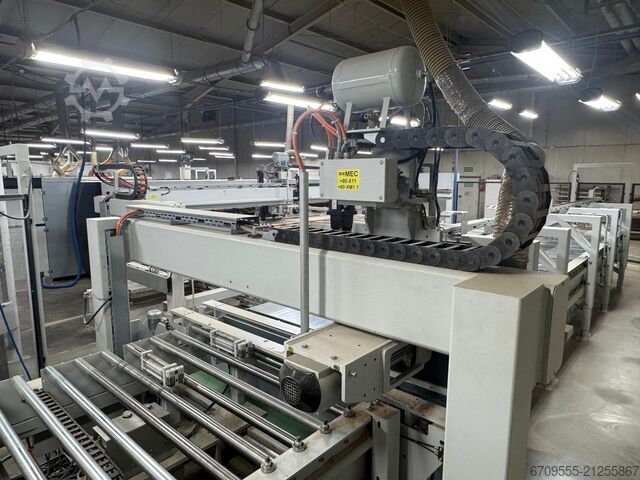 Linie de producție parchet WEINIG PowerMat 2400+ ProfiPress T 5500 HF