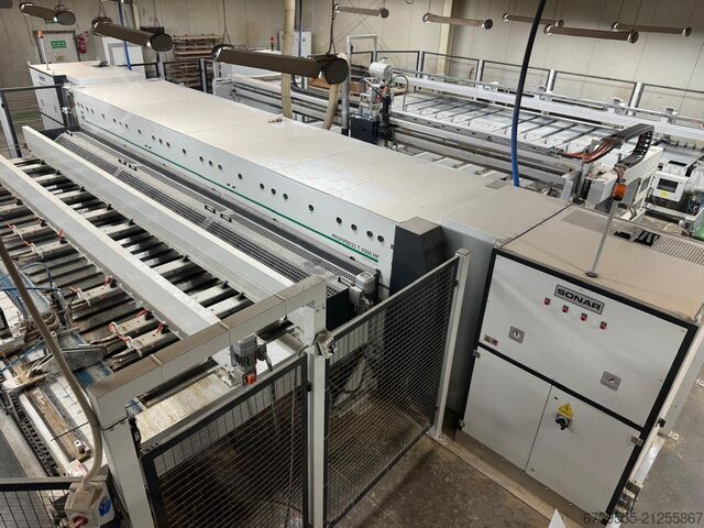 Linie de producție parchet WEINIG PowerMat 2400+ ProfiPress T 5500 HF