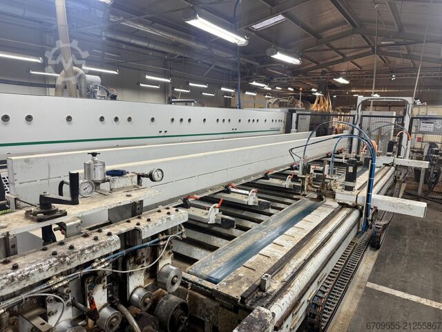 Linie de producție parchet WEINIG PowerMat 2400+ ProfiPress T 5500 HF