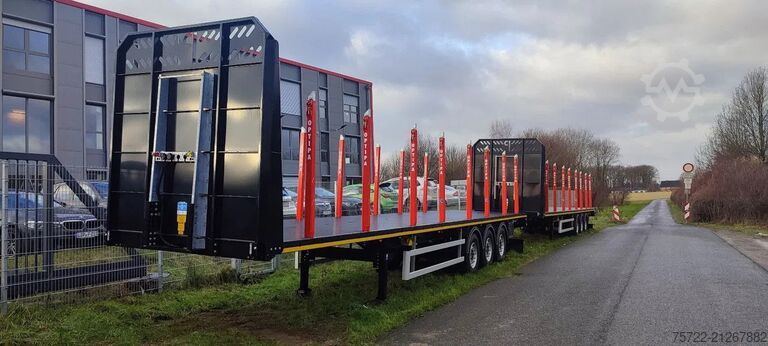 Holztransporter PAVIC 3-Achs Plattform-Auflieger Typ 144 SONDERPREIS!...