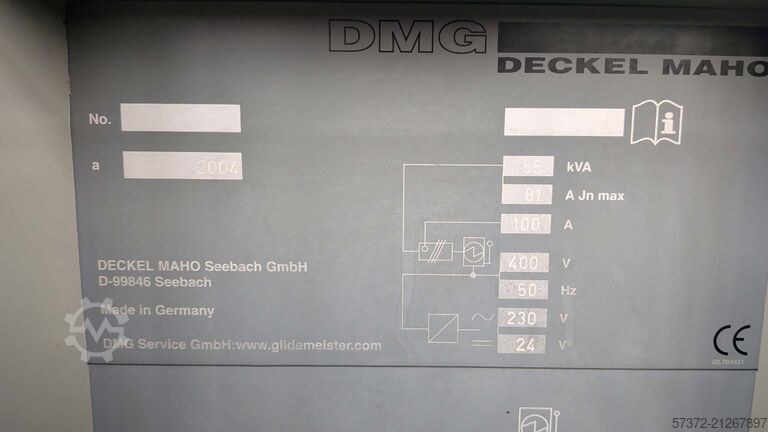5-Axis CNC Machining Center Deckel Maho DMG DMU 70 eVolution