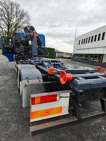Sistem lengan pengait MAN TGX 26.400 Container Hyvalift Crane HIAB 144