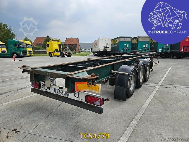 Transport af containere Trailor 
