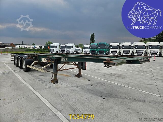Transport af containere Trailor 