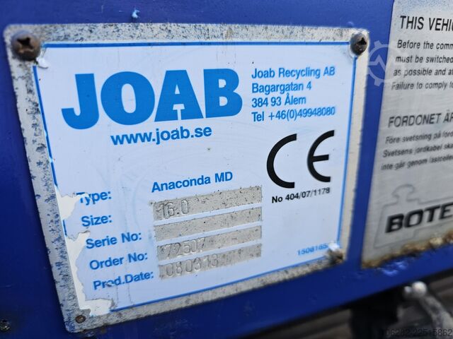 Camião de lixo VOLVO FE-320 6x2 Lift/Lenk Luft/Luft JOAB Anac