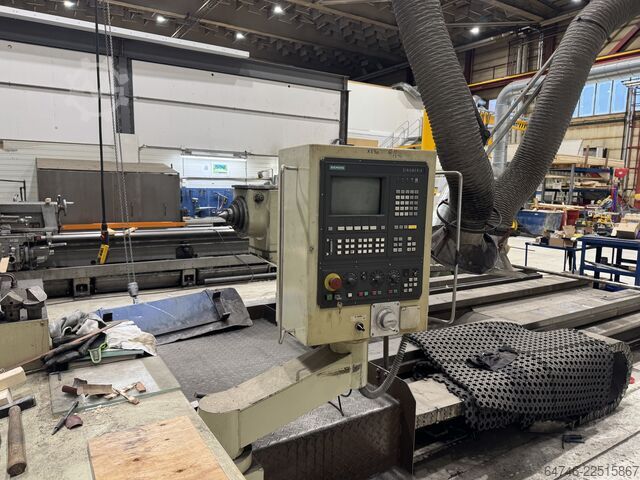 Torno de facear WMW Zerbst DP/S3 Cnc Lathe 1600×4700 mm