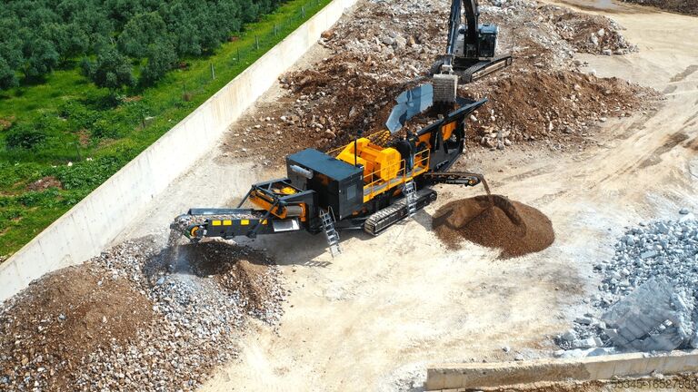 Krossningsutrustning FABO Mobile crushing plant Mobile backenbrecher - brechanlagen