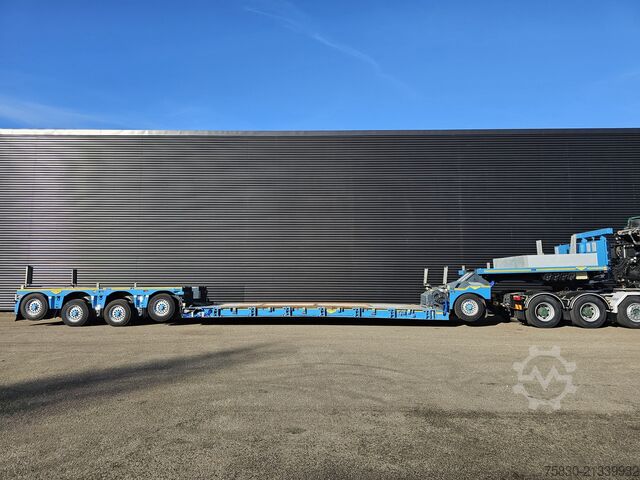 Tieflader Broshuis 1 + 4 ABD-PL /1  / EXTENDABLE / PENDEL AXLE / 7...