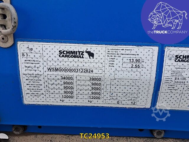 ผ้าใบกันน้ำแบบเลื่อน Schmitz Cargobull SCS 27 PLSC