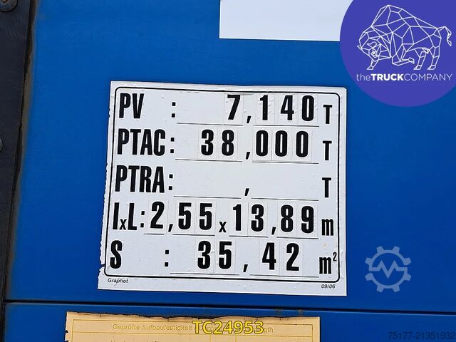 ผ้าใบกันน้ำแบบเลื่อน Schmitz Cargobull SCS 27 PLSC