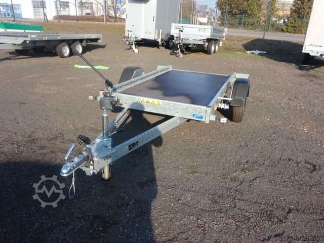 Приколица за автомобил STEMA WOM STS XT O1 7.5-25-13.1 Absenkanhänger 100KMH