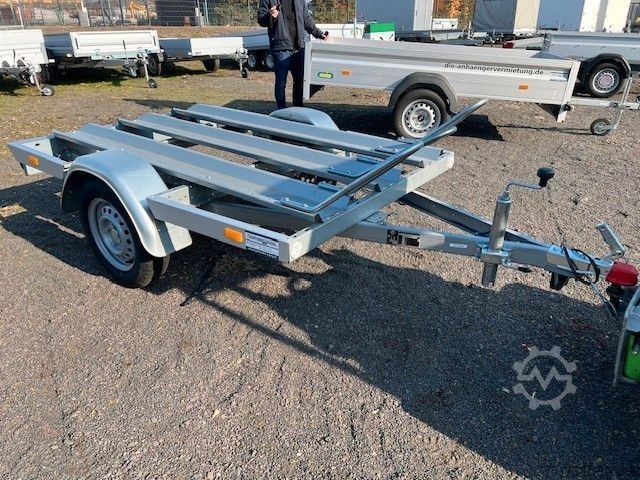 Приколица за моторцикл STEMA MT 750 BS3 Motorradtransporter 100Kmh