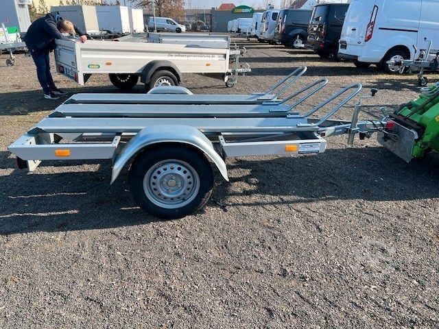 Приколица за моторцикл STEMA MT 750 BS3 Motorradtransporter 100Kmh