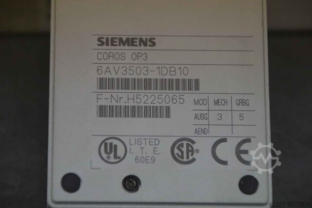 Dispositivo de programação Siemens 6AV3503-1DB10 Coros OP3