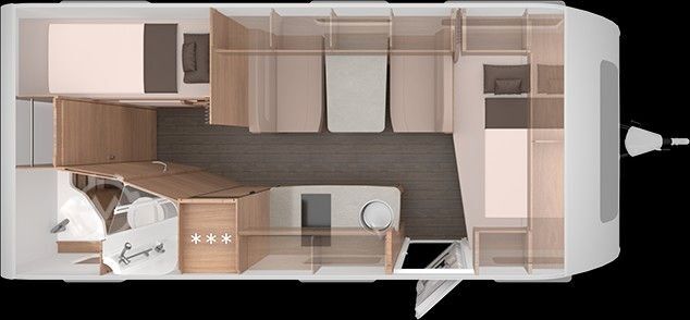 Karavāna KNAUS Südwind 500 QDK Black Sel.27*Wunschkonfiguration