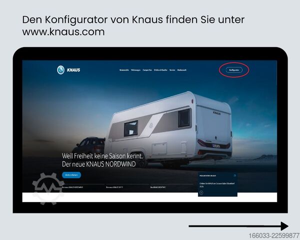 Karavāna KNAUS Südwind 500 QDK Black Sel.27*Wunschkonfiguration