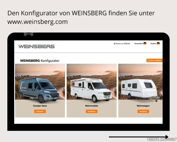 Karavāna WEINSBERG CaraOne 420 QD Mod. 27 *Wunschkonfiguration*