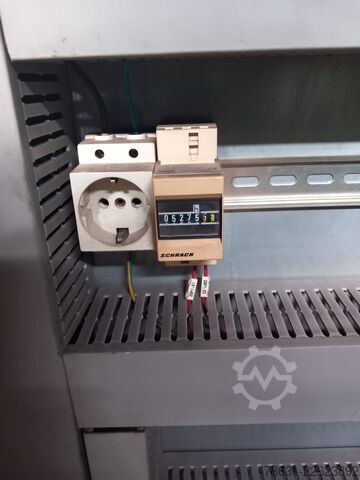 İki döner tablalı tabla tipi kumlama makinesi. STEM 14x6/2S/2WX1M