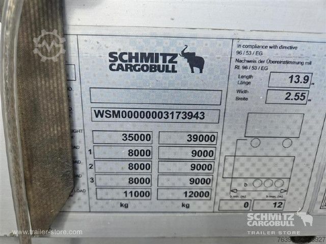 Semi-remorque bâchée Schmitz Cargobull Semitrailer Curtainsider Standard