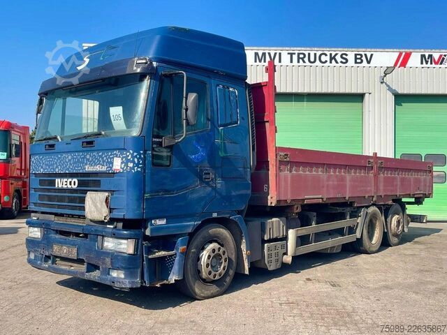 Plateforme de chargement ouverte Iveco Eurostar 440.42 EURO 2 ! Manual injection