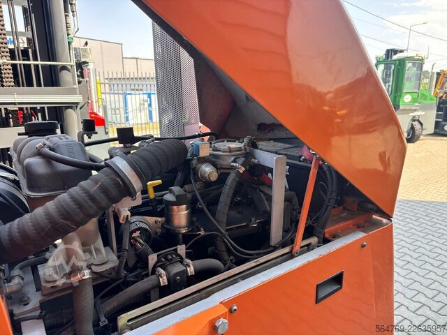 четирипосочен мотокар Hubtex DQ45 G //LPG//Triple//Only 1116 hours !