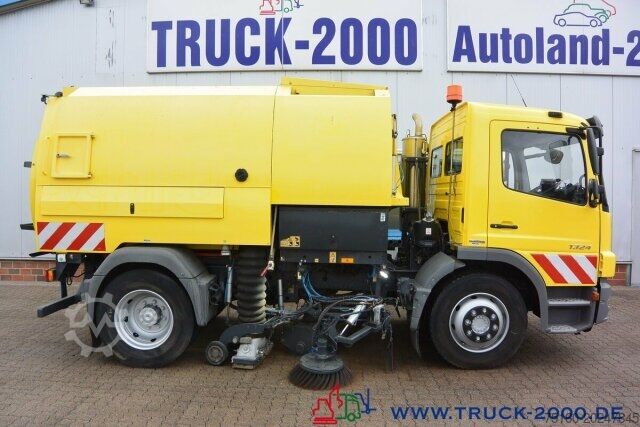 Gatvių valymo mašina Mercedes-Benz Atego 1524 Bucher Johnston VS650 Deutsches Gerät