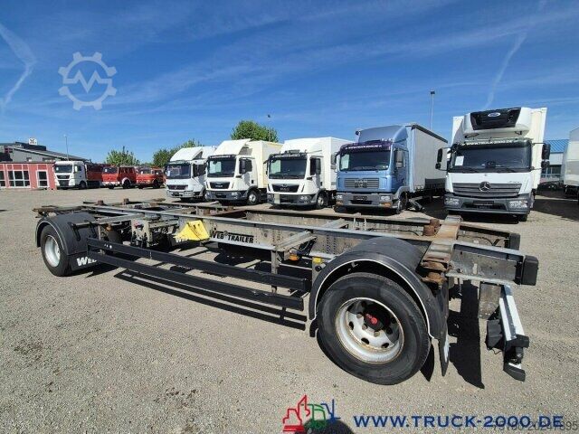 Remolque con chasis intercambiable Web-Trailer 18 Box Carrier - Luft - SAF Achsen