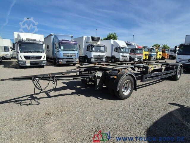 Remolque con chasis intercambiable Web-Trailer 18 Box Carrier - Luft - SAF Achsen
