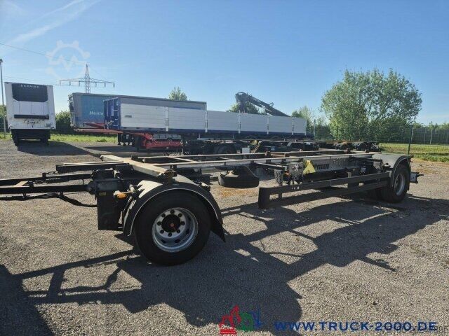 Remolque con chasis intercambiable Web-Trailer 18 Box Carrier - Luft - SAF Achsen